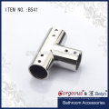 self-shape pipe connector shower door accessory